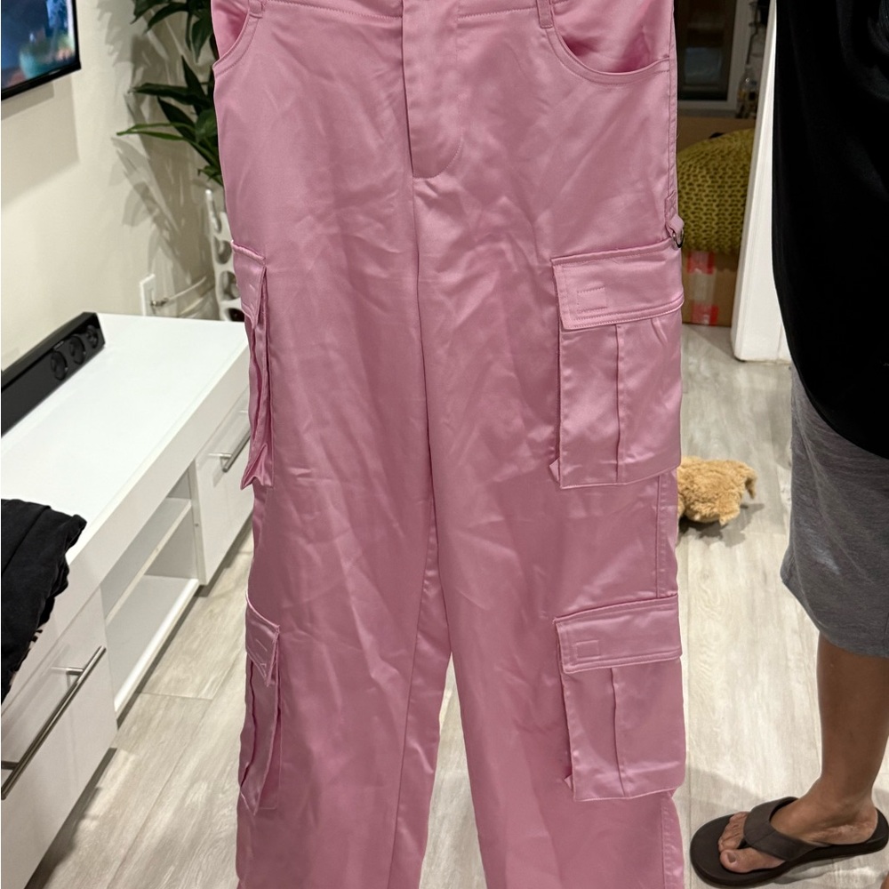 Sugar Thrillz Pink Cargo Pants